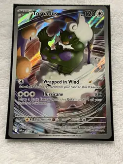 Tornadus Wrapped in Wind Pokemon Card 210 Promo Rare Holo Foil - Image 1