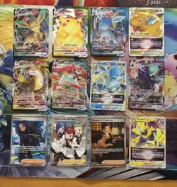 Pokemon Card Lot Full Art Alt Art Fire Pikachu Glaceon Dragonite - Image 1