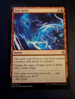 MTG Magic Bolt Bend War of the Spark Regular NM - Image 1