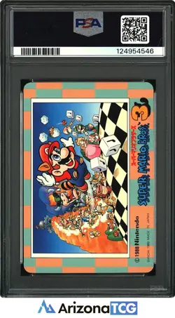 Nintendo 1989 Goomba's Shoe Mario 10 Carddass Super Mario Bros. 3 Japanese PSA 9 - Image 2
