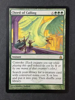 MTG Ravnica: City of Guilds #156 Chord of Calling LP - Image 1