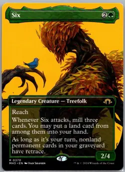 #370 Six (Borderless) Modern Horizons 3 Rare - Image 1