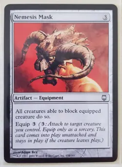 MTG Magic The Gathering- Nemesis Mask Darksteel Regular - Image 1