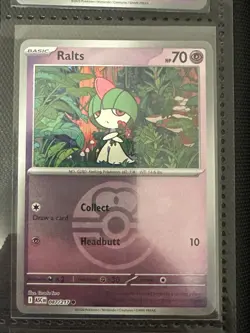 Ascended Heroes Ralts Love Ball Reverse Holo #087/217 Pokemon TCG - Image 1