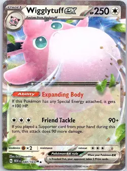 Wigglytuff ex - 040/165 SV: Scarlet & Violet 151 - Pokemon Card - NM - Image 1