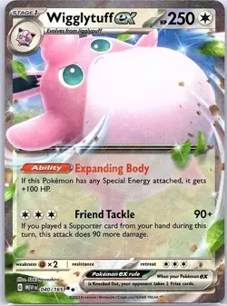 Wigglytuff ex - 040/165 SV: Scarlet & Violet 151 - Pokemon Card - NM - Image 1