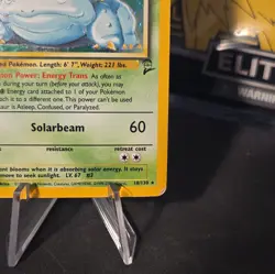 Venusaur Full Holo 18/130 Pokemon Base Set 2 MP/HP - Image 5