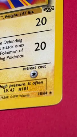 Pokemon TCG Electrode 1st Edition Jungle Non-Holo 18/64 - Image 3