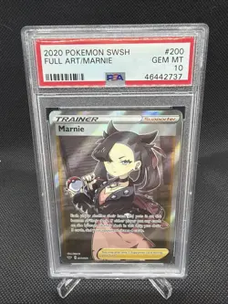 2020 Pokemon Marnie PSA 10 Full Art #200 Sword Shield - Image 1