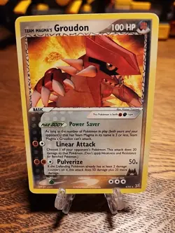 Team Magma's Groudon 9/95 Team Magma vs Team Aqua 2004 Pokemon TCG - Image 1