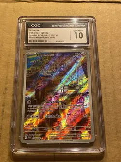 Pokemon TCG Drowzee Illustration Rare Holo Scarlet & Violet Base Set Cgc 10 - Image 1