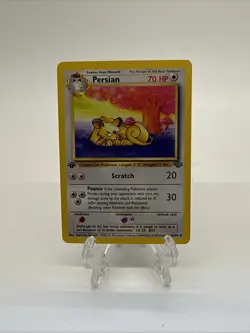 Pokemon Persian 42/64 Jungle Set 1st Edition 1999 Vintage ~ NM/ Free Shipping - Image 1