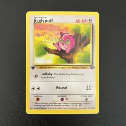Pokemon TCG Jigglypuff Jungle 54/64 Common 1st Edition - NM - Image 1