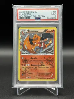 Pokemon TCG Charizard 2016 Generations Uncommon Holo Card RC5/RC32 PSA 9 Mint - Image 1