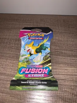 Pokemon 2021 SWSH Fusion Strike Factory Sealed Booster Pack - Image 1
