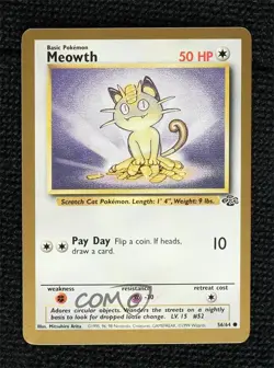 Meowth (Gold Border Pokemon Rolls) Pokemon Miscellaneous Promo & Energies #56 - Image 1