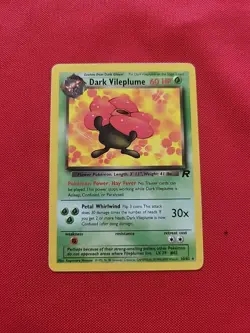 Pokemon: Dark Vileplume #30/82 Team Rocket Non-holo 2000 Vintage WOTC - MP - I85 - Image 1