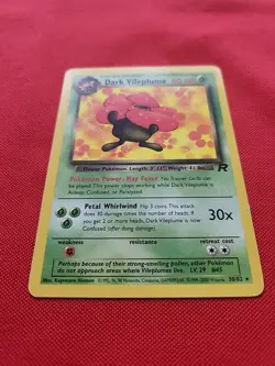 Pokemon: Dark Vileplume #30/82 Team Rocket Non-holo 2000 Vintage WOTC - MP - I85 - Image 3
