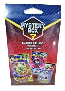 Pokemon 2022 Mystery Hanger Box 3 Booster Packs Chase Packs Seeded 1:10 - Image 2