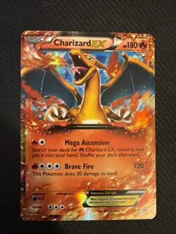 Pokemon TCG Charizard EX XY17 Holo Ultra Rare Black Star Promo Card - Image 1