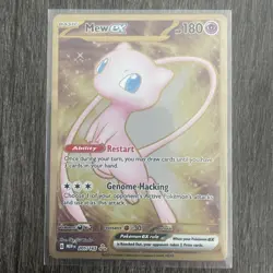 Pokemon TCG Scarlet and Violet 151 Mew Ex 205/165 Gold Metal Hyper Rare NM - Image 1