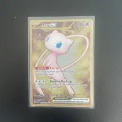 Pokemon TCG Scarlet and Violet 151 Mew Ex 205/165 Gold Metal Hyper Rare NM - Image 3