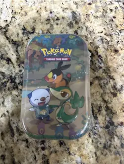 Pokemon Celebrations Mini Tin Unova Featuring Tepig, Snivy, Oshawott NEW SEALED - Image 1