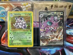 Pokemon Nidoking SIR Destined Rivals & Base Set 2 Nidoking Holo - Image 1