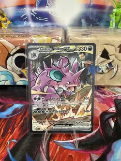 Pokemon Nidoking SIR Destined Rivals & Base Set 2 Nidoking Holo - Image 2