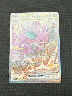 Pokemon Nidoking SIR Destined Rivals & Base Set 2 Nidoking Holo - Image 3