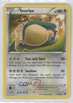 Snorlax Pokemon XY Fates Collide #77 - Image 1