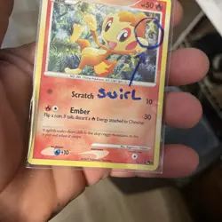 MP - Chimchar 14/17 Holo - POP Series 6 - Pokemon TCG - Swirl 🌀 - Image 4