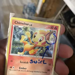 MP - Chimchar 14/17 Holo - POP Series 6 - Pokemon TCG - Swirl 🌀 - Image 5