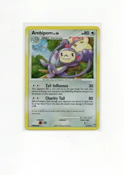 Ambipom Holo 3/123 Pokemon Mysterious Treasures Set - Image 1