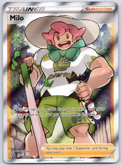 Milo (Full Art) 190/192 (LP) - SWSH02: Rebel Clash - Pokemon TCG - Image 1