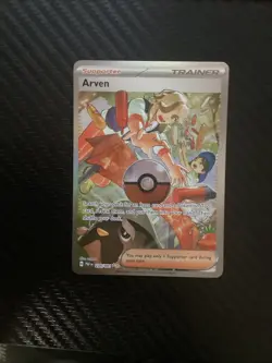 Pokemon Arven 235/091 Paldean Fates Special Illustration Rare SIR NM - Image 1