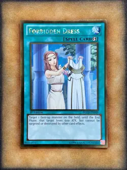 Yugioh Forbidden Dress PGLD-EN049 Gold Rare 1st Ed NM - Image 1