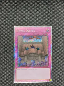 Royal Decree RA04-EN113 Platinum Secret Rare Yu-Gi-Oh NM 1st Edition - Image 1
