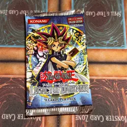Yugioh TCG! SEALED lot of 5x Legacy of Darkness Booster Pack 1st Edition - LIGHT - Image 2