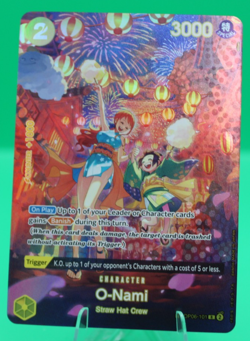 One Piece TCG: O-Nami (SP) OP06-101 500 Years in the Future Foil - Image 1