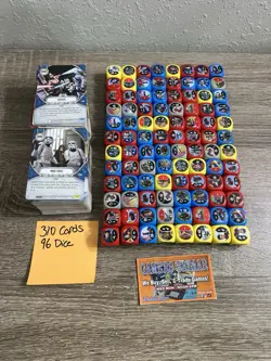 🔥 Star Wars Destiny Lot Collection! 310 Cards 96 Dice 🎲 Instant Collection‼ - Image 1
