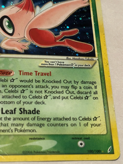 Celebi Gold Star Crystal Guardians Holo Rare Pokemon 100/100 Vintage Card HP - Image 5