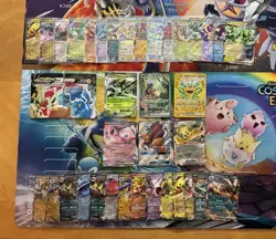 Pokemon Card Lot Full Art Alt Art Fire Mew Sceptile Tyranitar 38 Cards - Image 1
