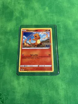 Pokemon TCG Charmander Pokemon Go 008/078 Regular Common Card - Image 1