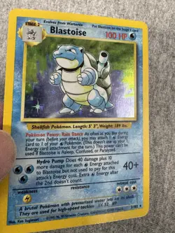 Blastoise Holo Base Set 2 2/130 Rare Pokemon Card 002/130 - Image 2