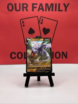 Aerodactyl V 092/196 Sword & Shield Lost Origin Pokemon Card Ultra Rare LP - Image 1