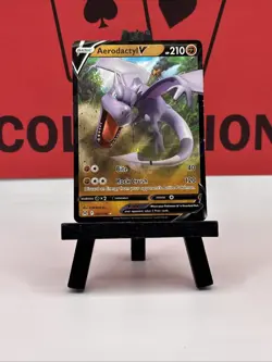 Aerodactyl V 092/196 Sword & Shield Lost Origin Pokemon Card Ultra Rare LP - Image 2