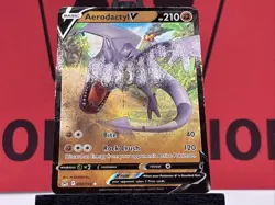 Aerodactyl V 092/196 Sword & Shield Lost Origin Pokemon Card Ultra Rare LP - Image 4