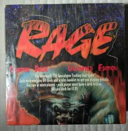 Rage The Werewolf Apocalypse Box 10 Packs Starter Decks Unlimited Edition Cards - Image 1
