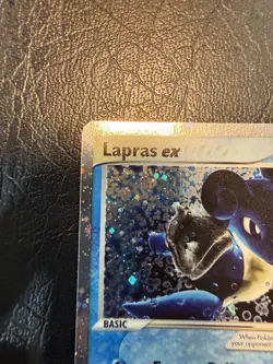 Pokemon TCG Lapras EX Holo Ultra Rare Card Ruby and Sapphire 99/109 NM+ - Image 3